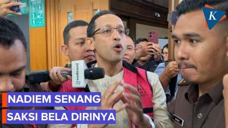 Nadiem Senang Atas Keterangan Saksi Yang Dianggap Kebenaran