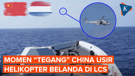 Detik-detik China Usir Helikopter Belanda Di LCS, Jet Tempur Dikerahkan