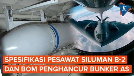 Spesifikasi Pesawat Siluman B-2 dan Bom Penghancur Bunker Milik AS