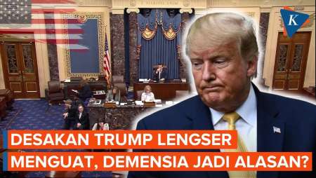 DPR AS Desak Pemakzulan Trump, Disebut Alami Gejala Demensia, Kok Bisa?