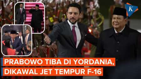 [FULL] Momen Prabowo Tiba Di Yordania, Disambut Putra Mahkota Dan Dikawal Jet Tempur F-16