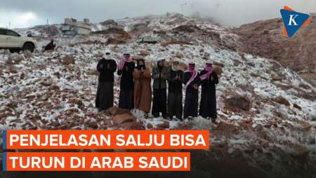 Pakar Jelaskan Penyebab Salju Turun Di Arab Saudi, Kali Pertama Dalam 30 Tahun