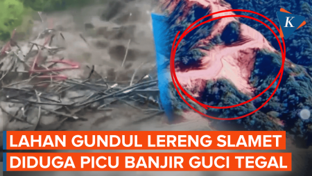 Banjir Bandang Sapu Guci Tegal, Lahan Gundul Lereng Gunung Slamet Diduga Jadi Pemicu