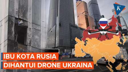 Rusia Berhasil Gagalkan 2 Drone Ukraina yang Dekati Moskwa