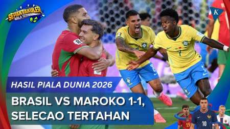 Hasil Piala Dunia 2026 Brasil Vs Maroko 1-1: Tanpa Neymar, Selecao Tertahan 