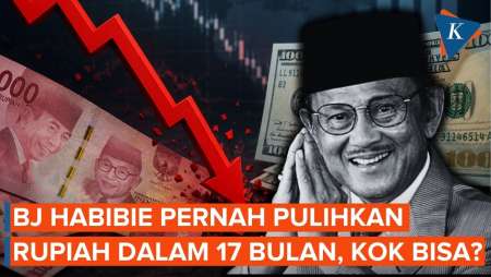 BJ Habibie Pernah "Jinakkan" Dollar Dari Rp 17.000 Ke Rp 6.500, Mungkinkah Terulang?