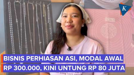 Modal Awal Rp 300.000 Kini Raup Rp 80 Juta, Begini Kisah Pemilik Bisnis Perhiasan ASI