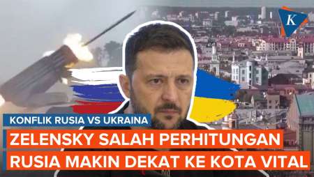 Rusia Makin Mendekat ke Kota Penting Ukraina, Zelensky Salah Strategi Serang Kursk?