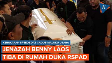 Diterbangkan ke Jakarta, Jenazah Cagub Maluku Utara Benny Laos Disemayamkan di RSPAD