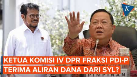 Ketua Komisi IV DPR dari Fraksi PDI-P Diduga Terima Aliran Dana dari Syahrul Yasin Limpo