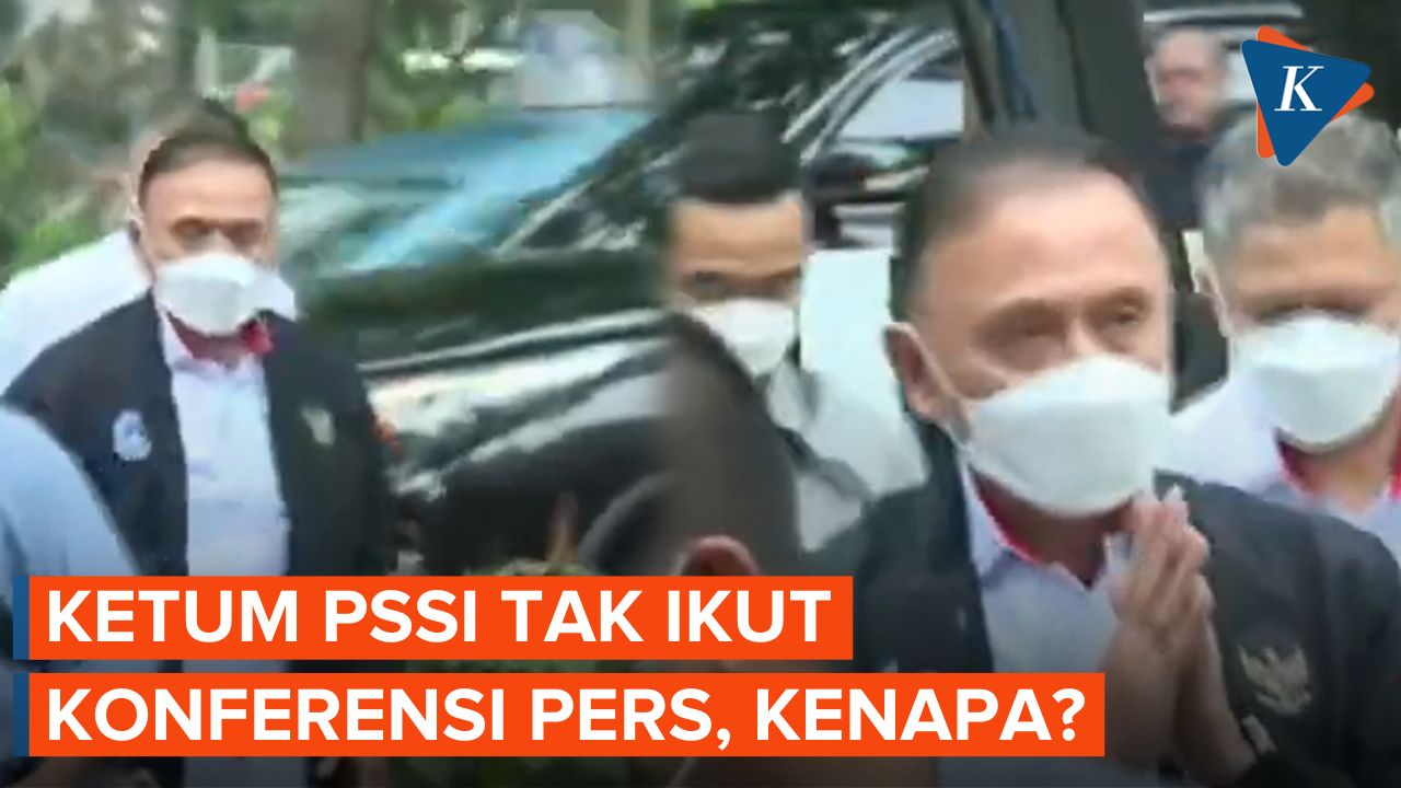 Ketum PSSI Tak Ikut Konferensi Pers Usai Diperiksa Komnas HAM