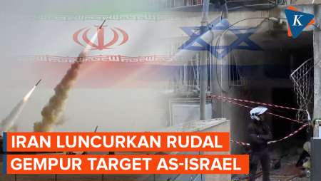 Detik-detik Iran Luncurkan Gelombang Serangan Ke-89, Hantam Target AS Dan Israel