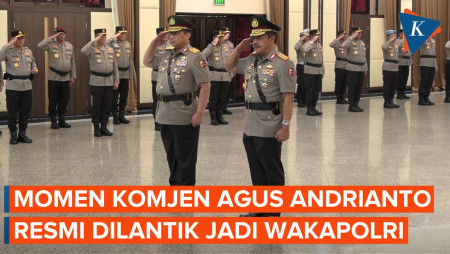 Kapolri Resmi Melantik Komjen Agus Andrianto Sebagai Wakil Kapolri