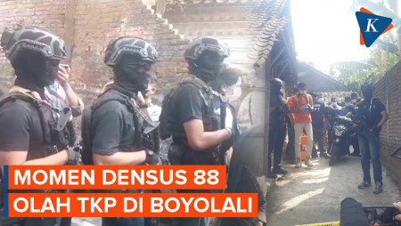 Bersenjata Lengkap, Densus 88 Olah TKP Terduga Teroris di Boyolali