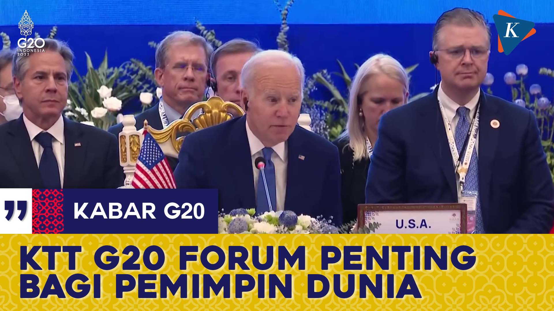Joe Biden: KTT G20 adalah Forum Penting bagi Pemimpin Dunia