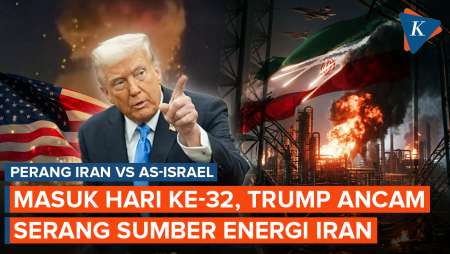 Hari Ke-32 Perang: Trump Ancam Serang Infrastruktur Energi Iran