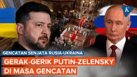Respons Gencatan Senjata Rusia-Ukraina: Zelensky Berharap Diperpanjang, Putin Hadiri Perayaan Paskah
