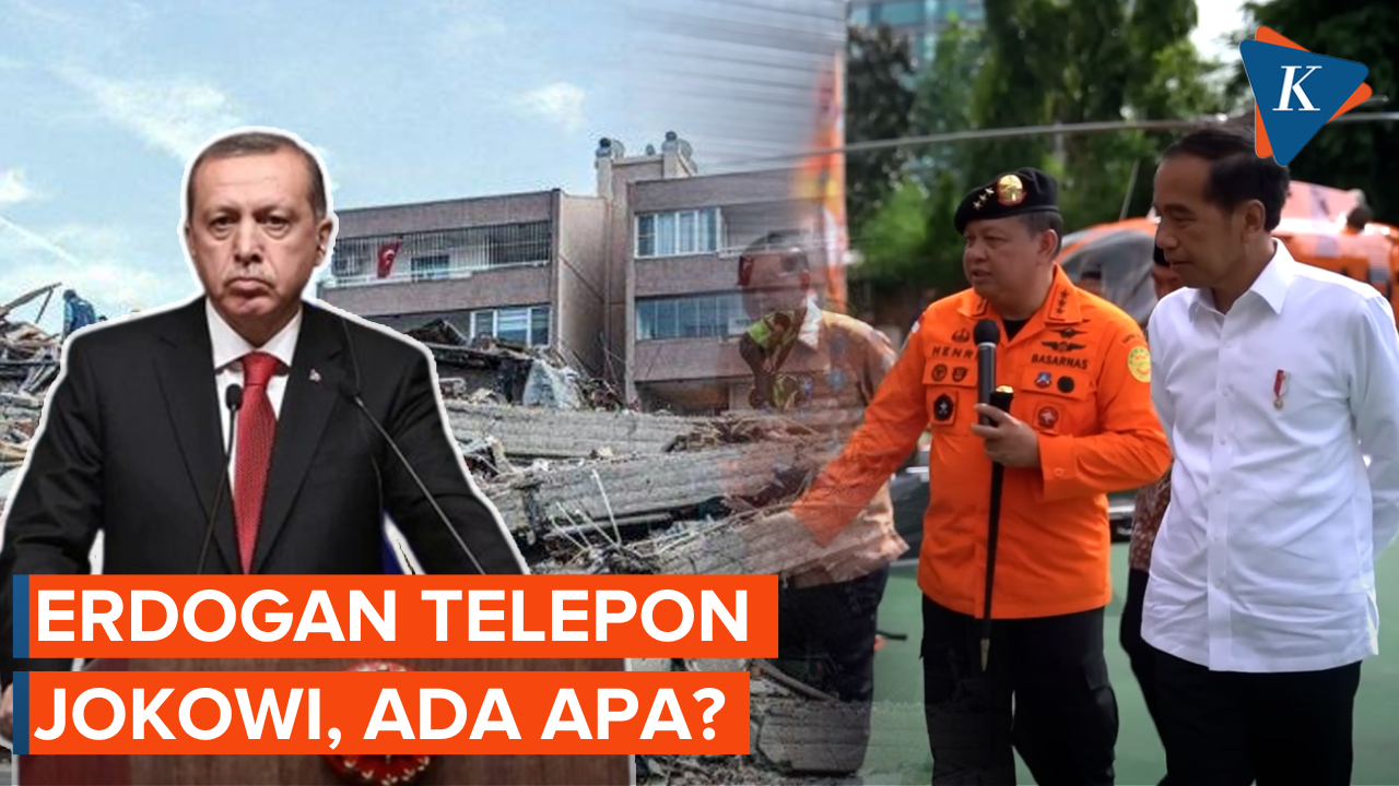 Pasca Gempa Turkiye, Erdogan Telepon Jokowi