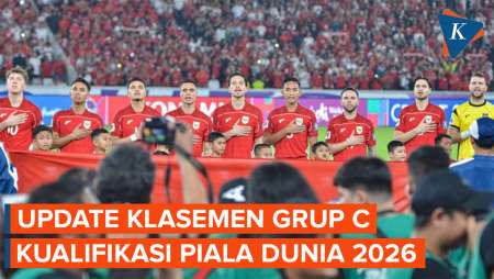 Update Klasemen Grup C Kualifikasi Piala Dunia 2026, Indonesia Peringkat 4
