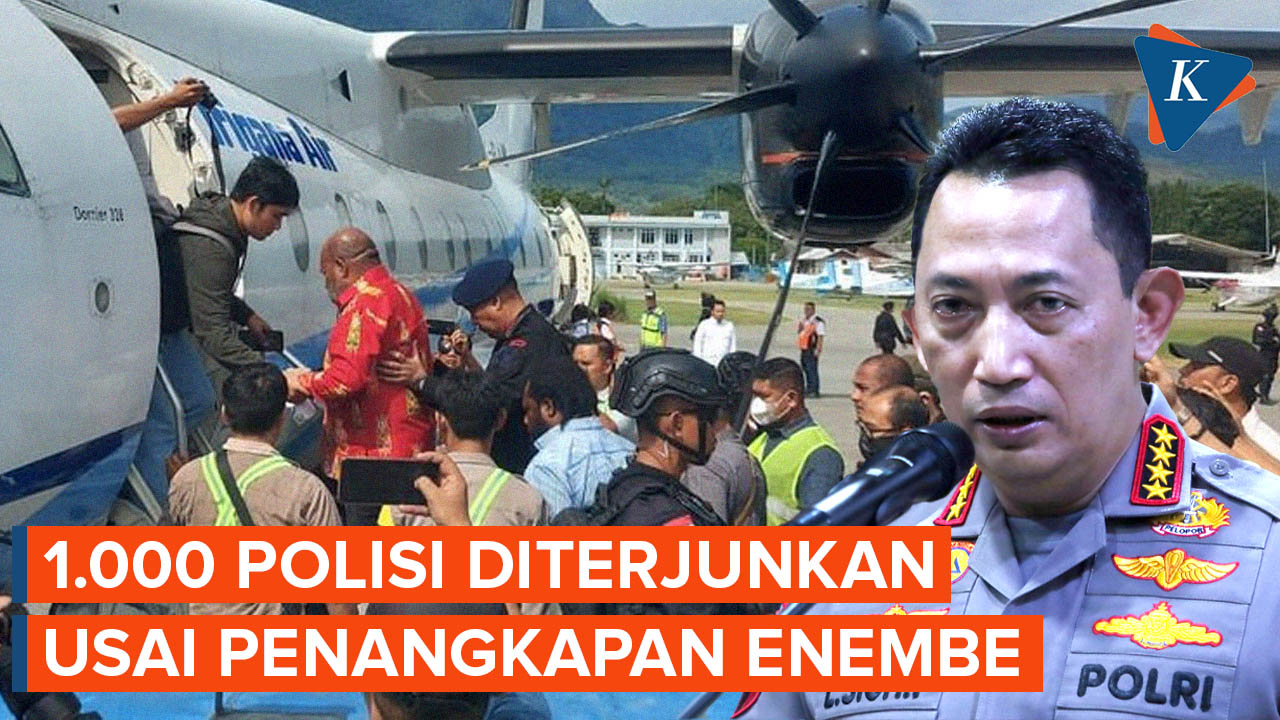 1000 Polisi Diterjunkan Usai KPK Tangkap Lukas Enembe