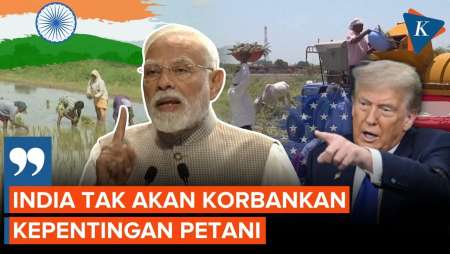 Kena Tarif AS 50 Persen, PM India Ungkap Lebih Memilih Nasib Petani Negaranya