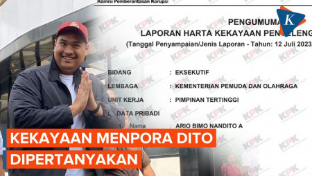 Tanda Tanya soal Harta Rp 282 Miliar Milik Menpora Dito