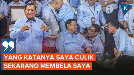 Klaim Dirinya yang Paling Lantang Bela HAM, Prabowo Singgung Dukungan Mantan Tahanan Politik