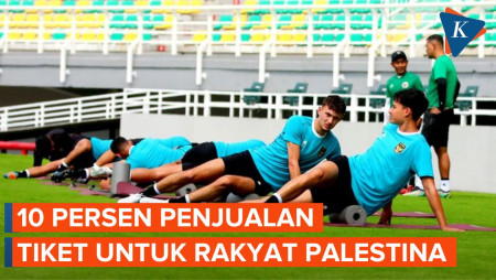 Timnas Indonesia Vs Palestina, 10 Persen Hasil Penjualan Tiket untuk Rakyat Palestina