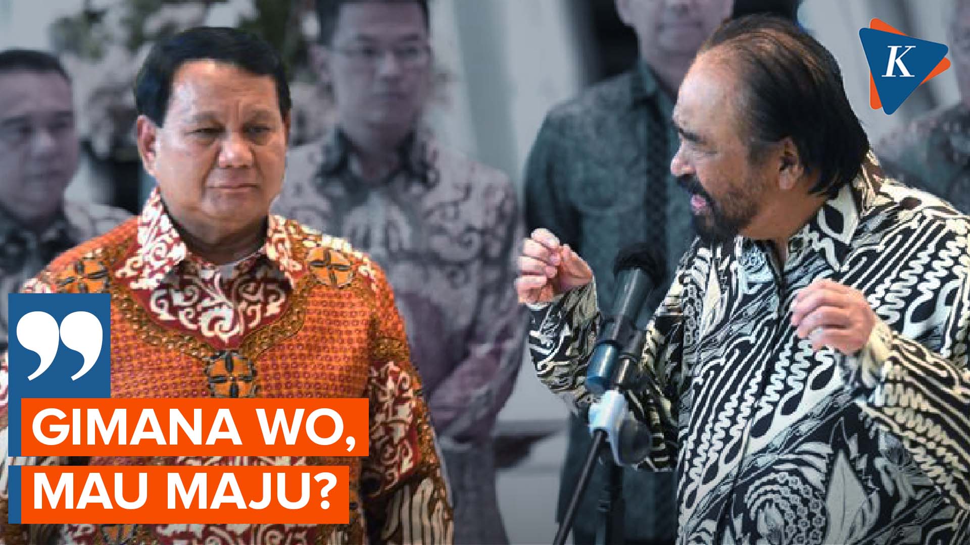 Temui Prabowo, Surya Paloh: Mau Maju Pilpres?