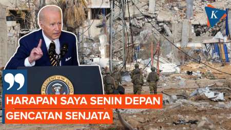 Biden Berharap Gencatan Senjata di Gaza Mulai Senin Depan