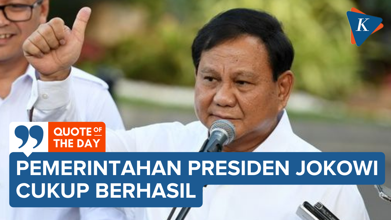 Pujian Prabowo soal Pemerintahan Presiden Jokowi