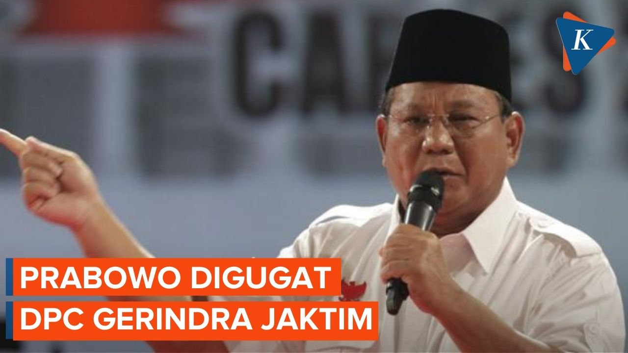 Belum Pecat M Taufik, Prabowo Digugat DPC Gerindra Jaktim