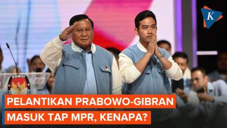 Beda dari Sebelumnya, Pelantikan Prabowo-Gibran Masuk Tap MPR