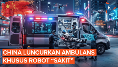China Luncurkan Ambulans Khusus Robot, Siapkan 10.000 “Dokter”