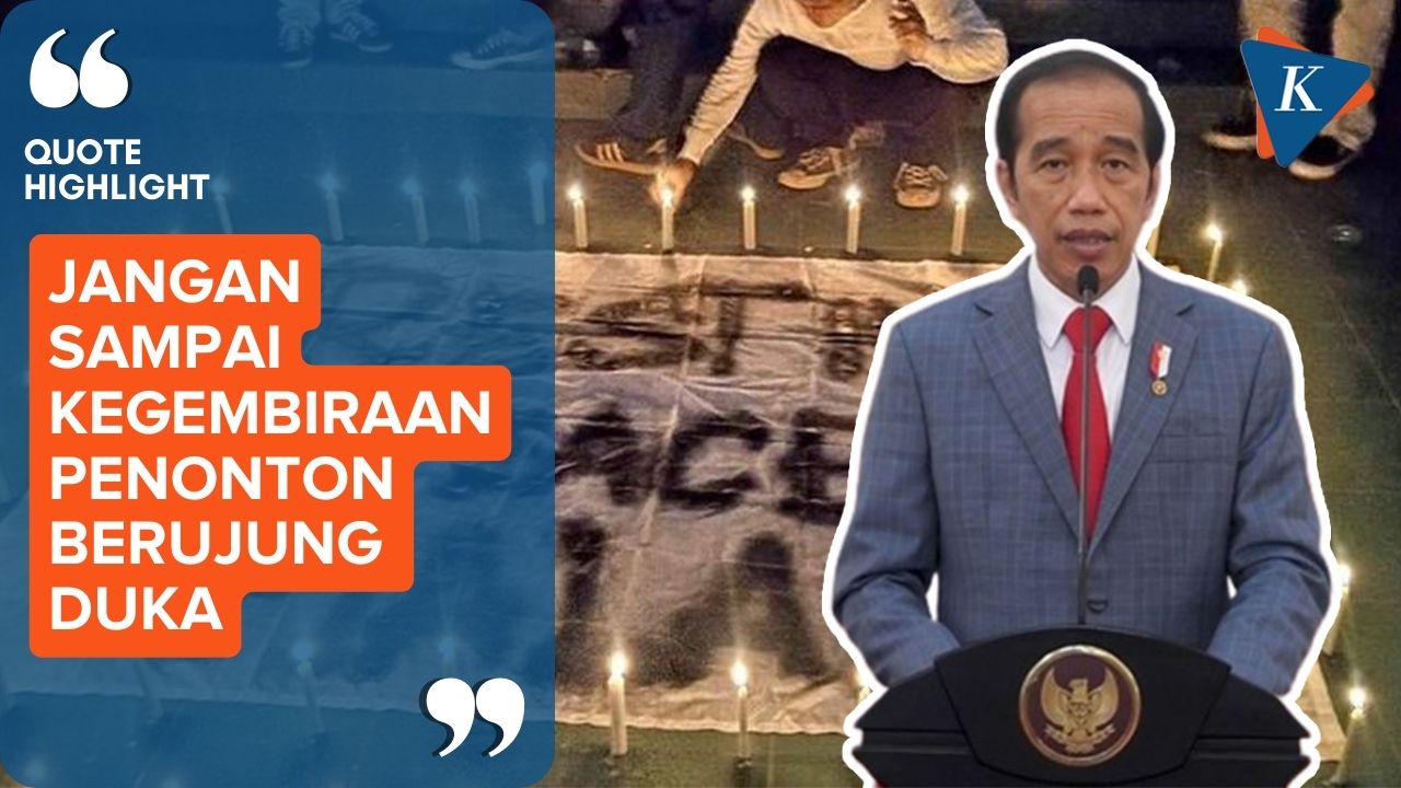 Jokowi Sebut Tragedi Kanjuruhan adalah Pelajaran Penting bagi Sepak Bola Indonesia