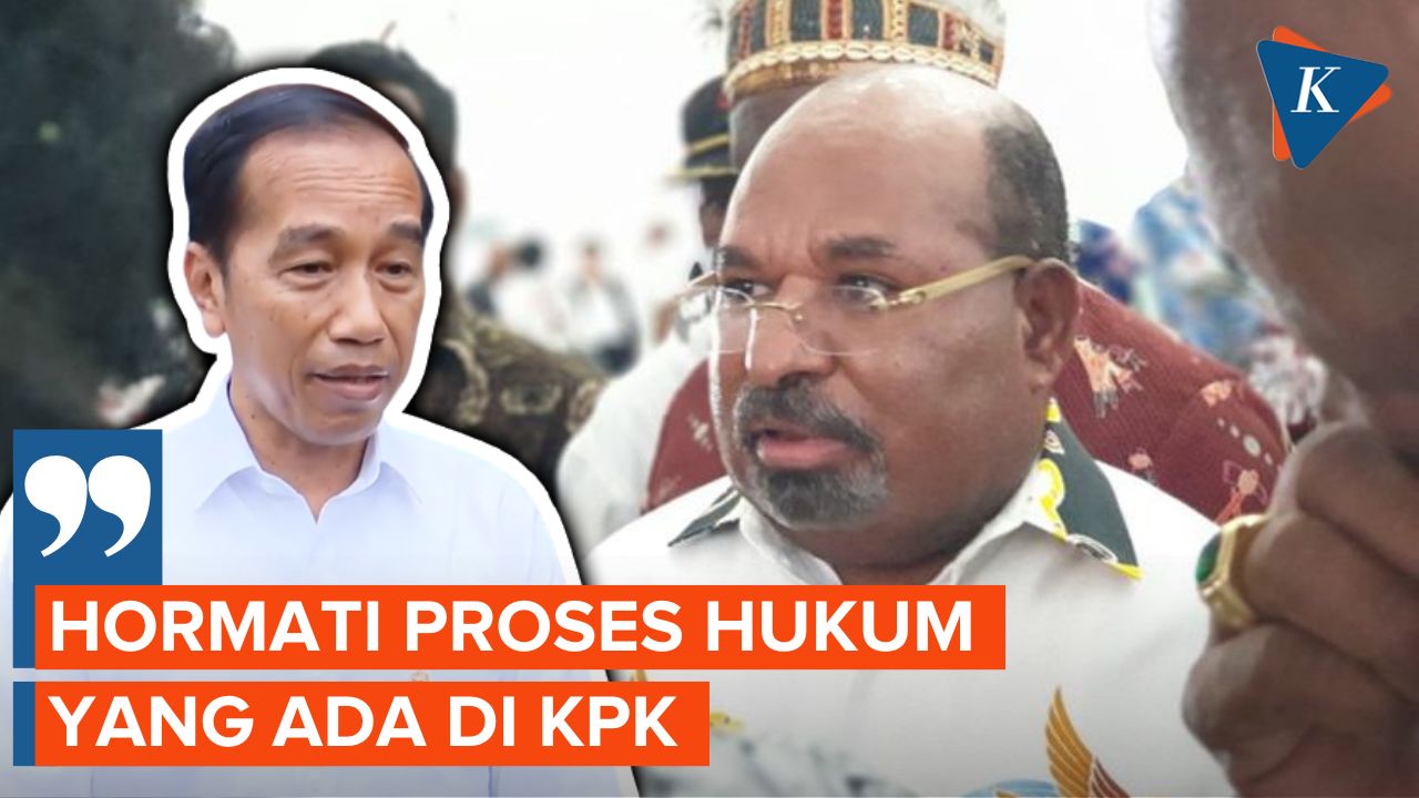 Respons Jokowi soal  Kasus Gubernur Papua Lukas Enembe