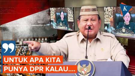 Prabowo: Untuk Apa Kita Punya DPR-DPD Kalau Rakyat Tidak Sejahtera!