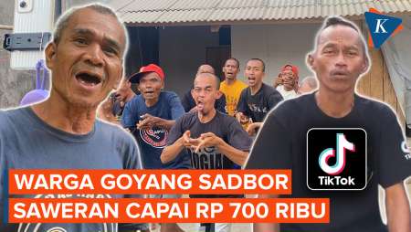 Intip Warga Margasari Kompak Joget Sadbor! Saweran Capai Rp 700 Ribu