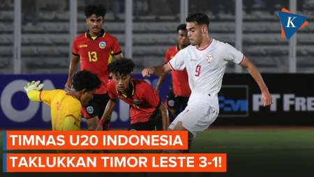 Hasil Timnas U20 Indonesia Vs Timor Leste, Garuda Nusantara Menang 3-1!