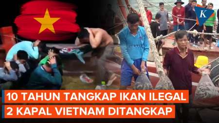 Kapal Berbendera Vietnam Kepergok Curi Ikan di Natuna, Ternyata Sudah 10 Tahun!