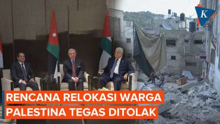 Yordania, Palestina, dan Mesir Tegaskan Tolak Rencana Israel Relokasi Warga Palestina