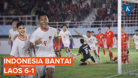 Kalahkan Laos 6-1, Timnas U16 Indonesia Puncaki Klasemen Grup A Piala AFF U16