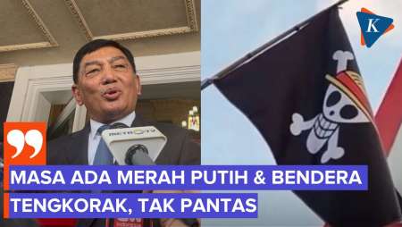 Menhan Sjafrie Nilai Bendera One Piece Tak Pantas Dipasang di Bawah Merah Putih