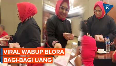 Penjelasan soal Video Viral Wabup Blora Bagi-bagi Uang ke Caleg PDI-P