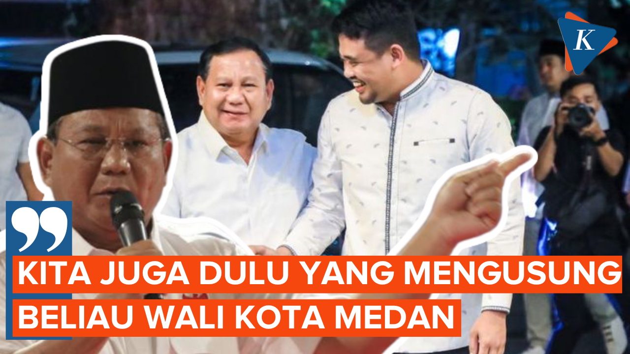 Usai Temui Gibran di Solo, Prabowo Lanjut Temui Bobby Nasution di Medan
