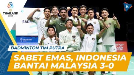 Hasil Badminton Tim Putra SEA Games: Indonesia Sabet Emas, Bantai Malaysia 3-0