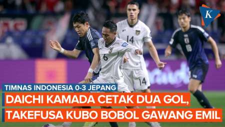 Hasil Babak I Indonesia vs Jepang, Garuda Kebobolan Tiga Gol