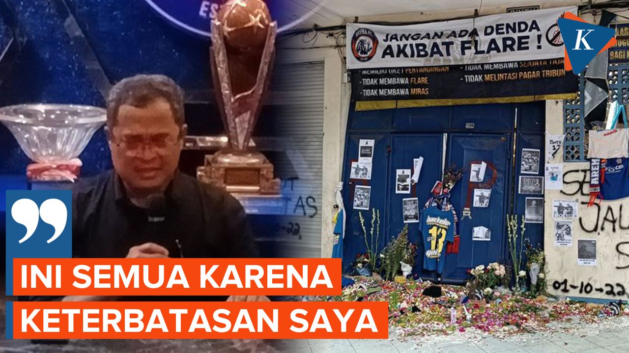 Ketua Panpel Arema FC Minta Maaf Usai Jadi Tersangka Tragedi Kanjuruhan