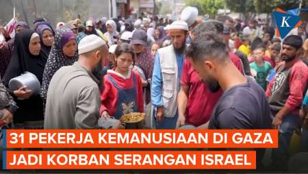 31 Petugas Kemanusiaan Dilaporkan Tewas dan Terluka di Gaza karena Pasukan Israel