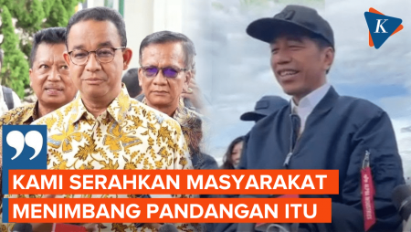 Jokowi Sebut Presiden Boleh Berpihak dalam Pemilu, Anies: Silakan Masyarakat Menilai